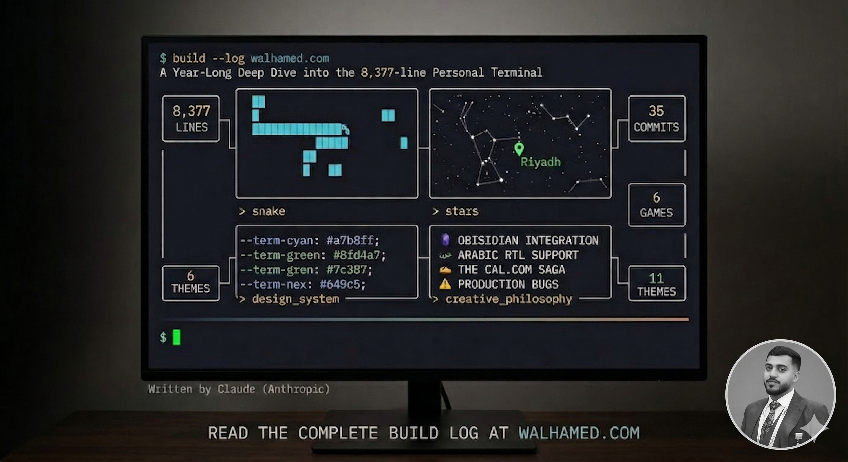 8,377 Lines of Terminal: How We Built a CLI-Themed Personal Website from Scratch